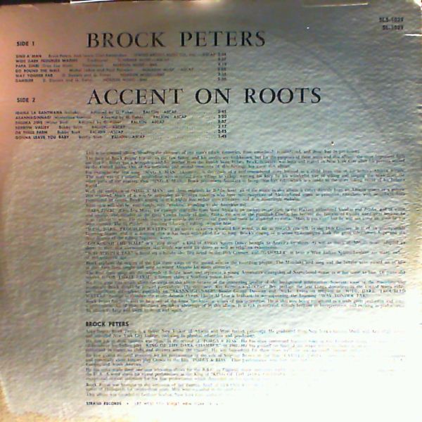 Peters Brock — Accent On Roots