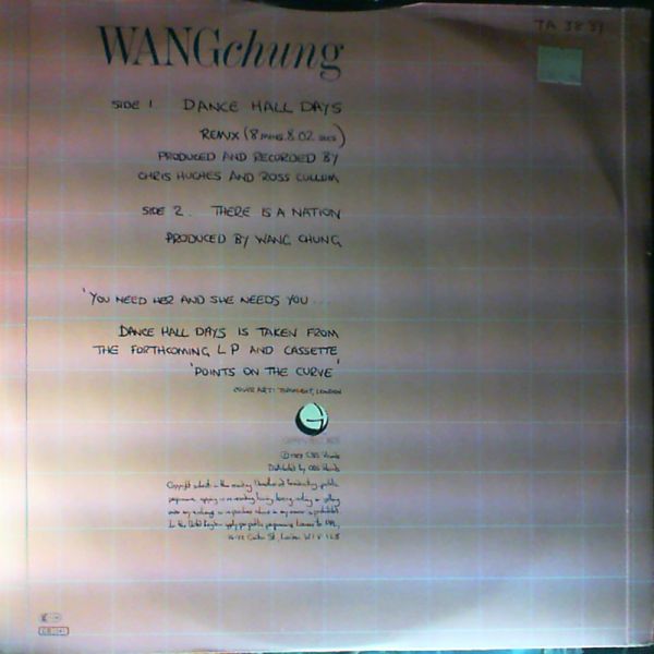 Wang Chung — Dance Hall Days (Remix)