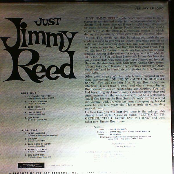 Reed Jimmy — Just Jimmy Reed