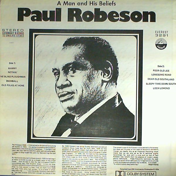 Robeson Paul — A Man And His Beliefs