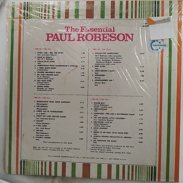 Robeson Paul — Essential Robeson Paul
