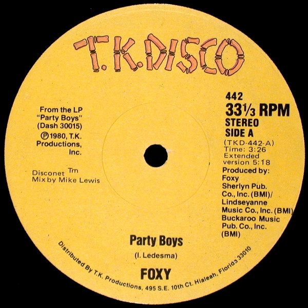 Foxy — Party Boys