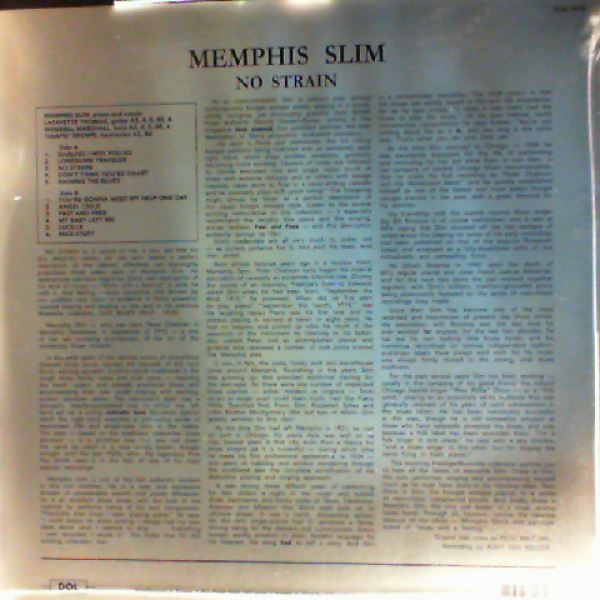 Slim Memphis — No Strain