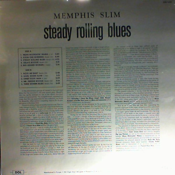 Slim Memphis — Steady Rolling Blues: The Blues Of Slim Memphis