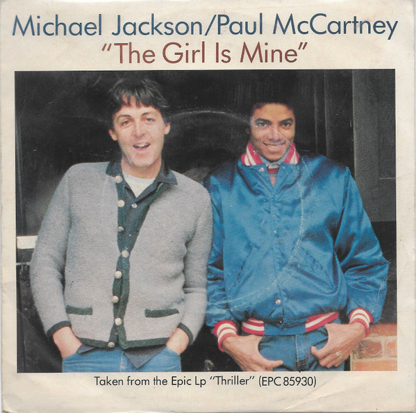 MICHAEL JACKSON — THE GIRL IS MINE (VG/VG 7``)