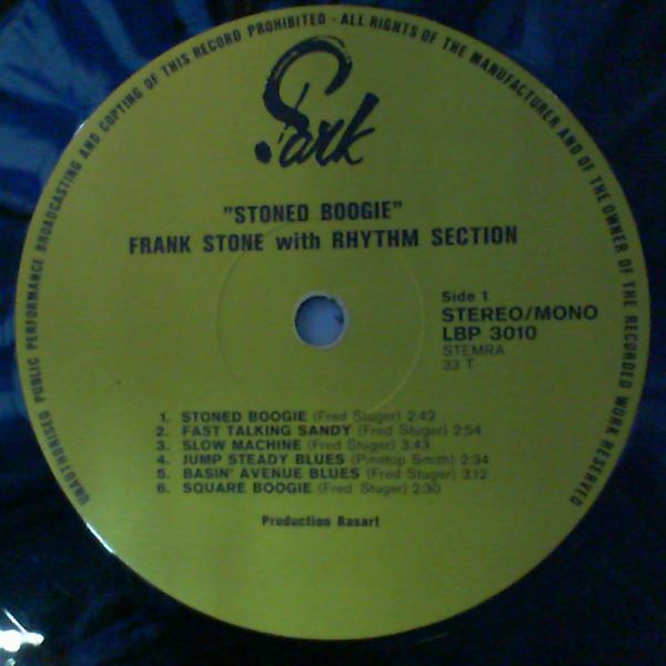 Stone Frank with Rhythm Section — Stoned Boogie