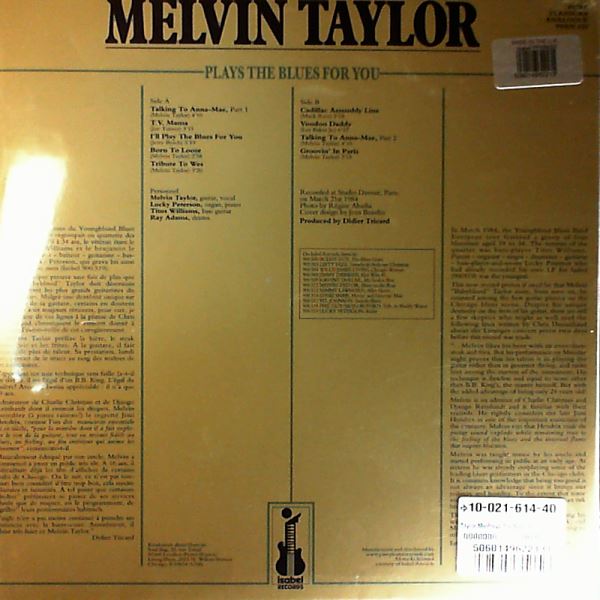 Taylor Melvin — Plays The Blues For You