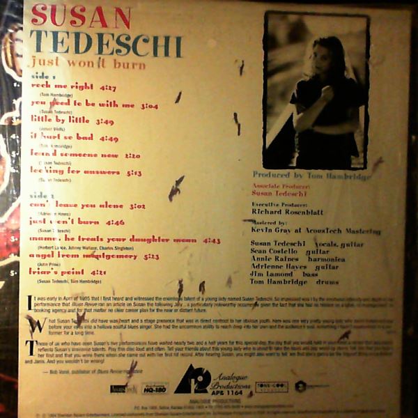 Tedeschi Susan — Just Won't Burn