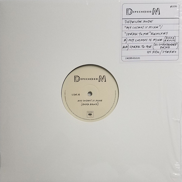 Depeche Mode — My Cosmos Is Mine / Speak To Me (Remixes)