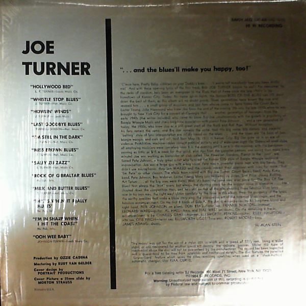 Turner Joe — And The Blues'll Make You Happy Too