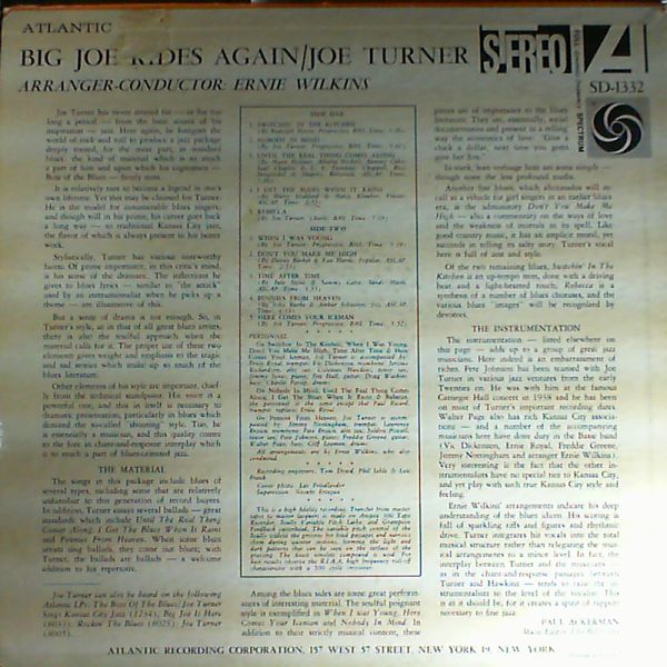 Turner Joe — Big Joe Rides Again