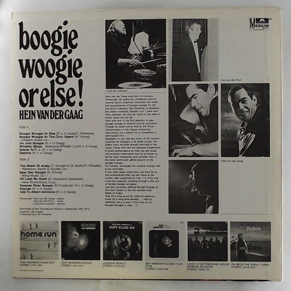 Van Der Gaag Hein — Boogie Woogie Or Else!