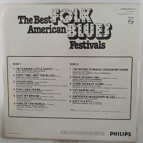 Various Artists — Best American Folk Blues Festivals 1963 - 1967