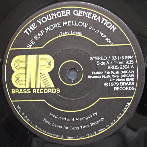 The Younger Generation — We Rap More Mellow / Rappin' All Over