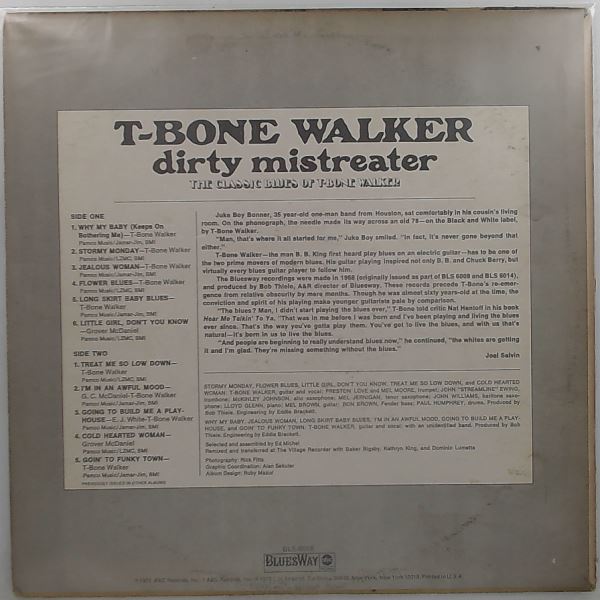 Walker T-Bone — Dirty Mistreater (The Classic Blues Of Walker T-Bone)