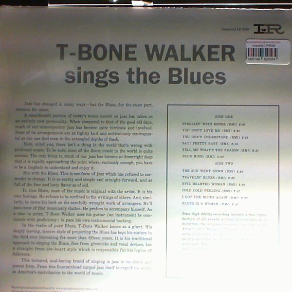 Walker T-Bone — Sings The Blues