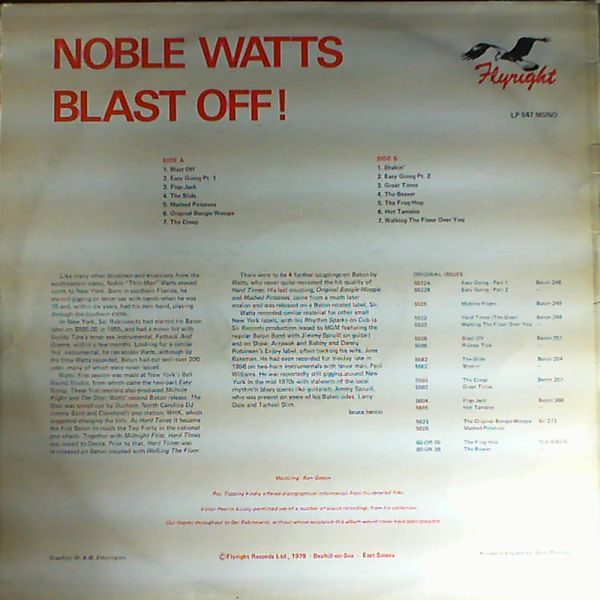 Watts Noble — Blast Off