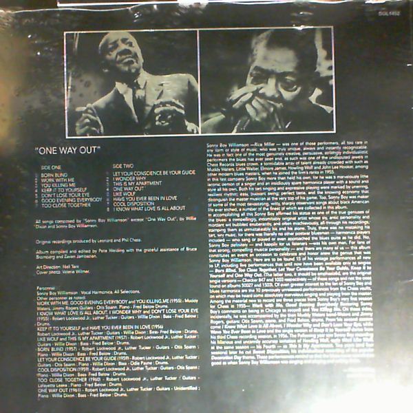 Williamson Sonny Boy — One Way Out