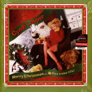 Cyndi Lauper — Merry Christmas... Have A Nice Life (Clear with Red & White Swirl Vinyl)