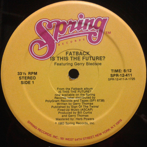 The Fatback Band — Is This The Future? (M&M Remixes)