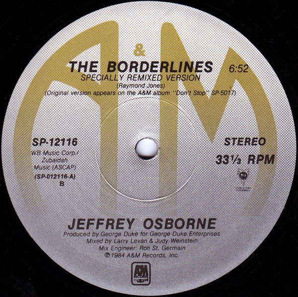 Jeffrey Osborne — The Borderlines
