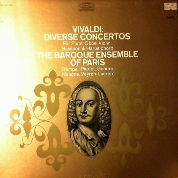Baroque Ensemble Of Paris — Vivaldi - Diverse Concertos For Flute, Oboe, Violin, Bassoon & Harpsichord