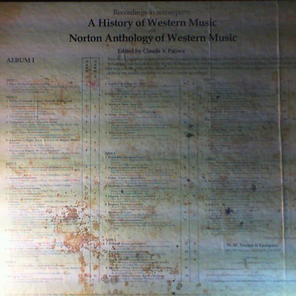 Donald Jay Grout/Claude V. Palisca — A History Of Western Music (Donald Jay Grout) and Norton Anthology Of Western Music (Claude V. Palisca)