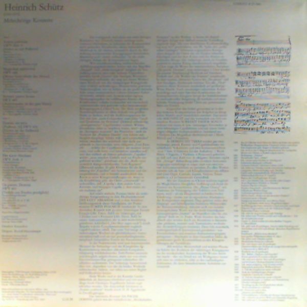 Dresdner Kreuzchor (dir. Mauersberger R.) — Schutz: Mehrchorige Konzerte