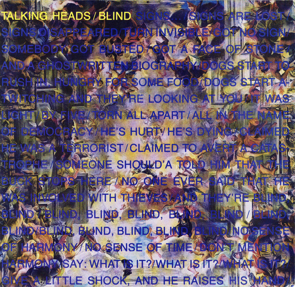 Talking Heads — Blind