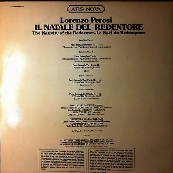 Perosi Lorenzo — il Natale Del Redentore