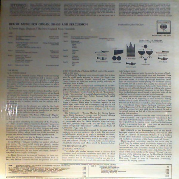 Power Biggs E. — Heroic music for organ, brass and percussion