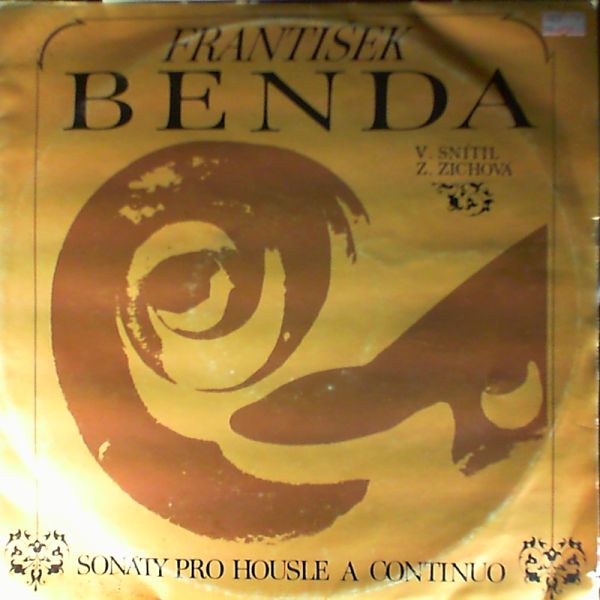 Snitil/Zichova — Benda F. - Sonaty Pro Housle A Klavir