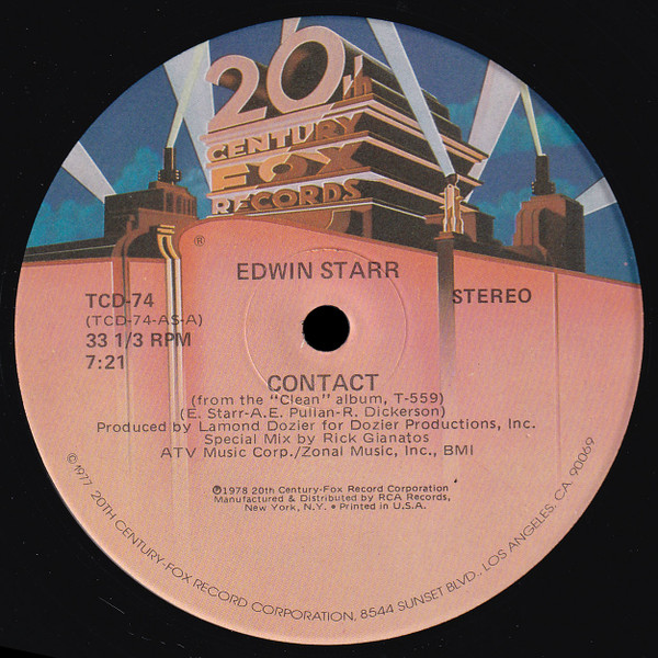 Edwin Starr — Contact / Don't Waste Your Time