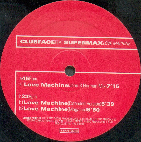 Secret Diary (4) Featuring Supermax — Love Machine