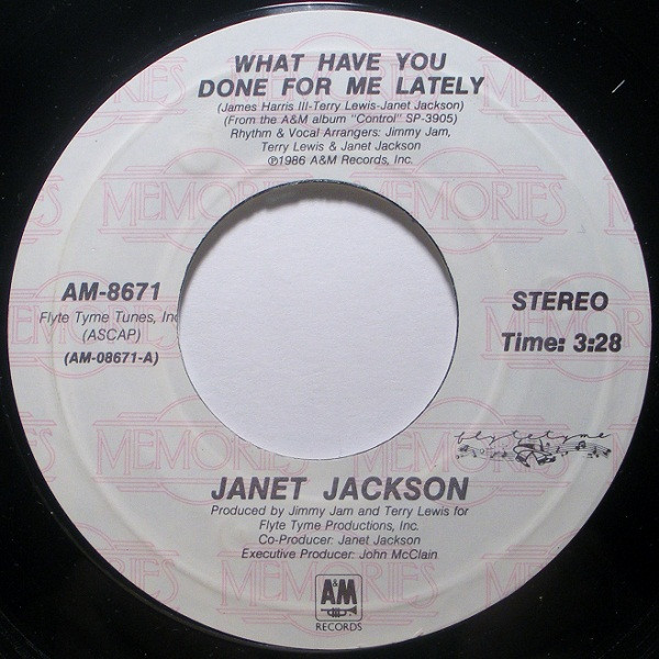 Janet Jackson — What Have You Done For Me Lately / Nasty