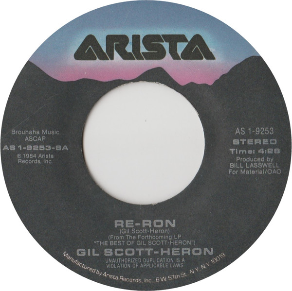 Gil Scott-Heron — Re-Ron