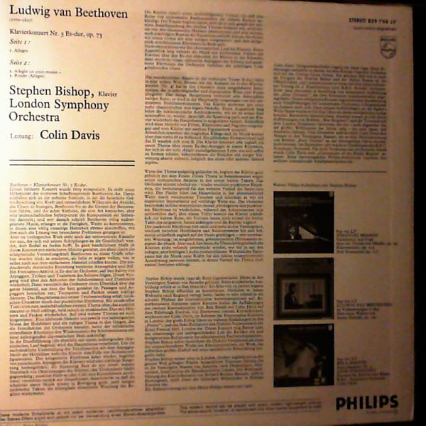 Boston Symphony Orchestra — Beethoven - Piano Concerto No. 5 In E Flat Op. 73 "Emperor"