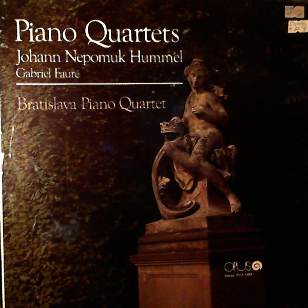 Bratislava Piano Quartet — Hummel, Faure - Piano Quartets