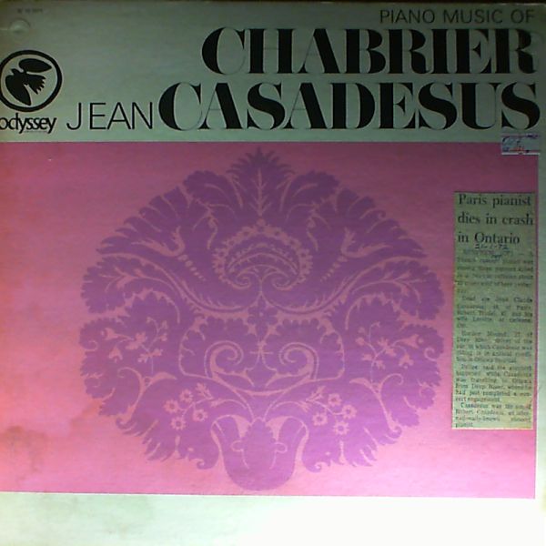 Casadesus Jean — Piano music of chamber