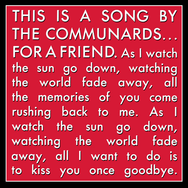 The Communards — For A Friend