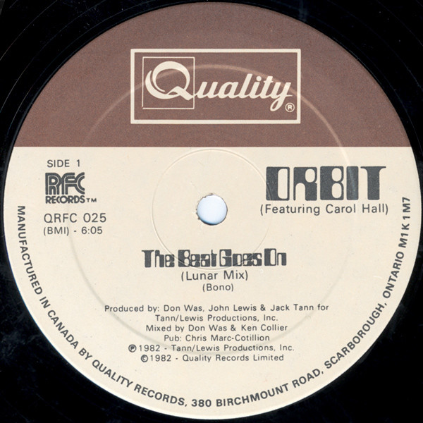 Orbit (3) Featuring Carol Hall — The Beat Goes On