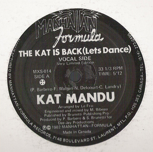Kat Mandu — The Kat Is Back (Let's Dance)