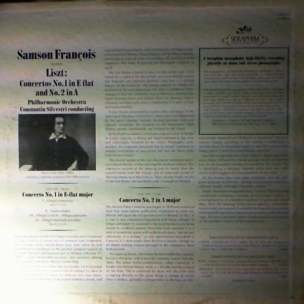 Francois Samson — Liszt - Concerto No.1 in E flat & No.2 in A-dur