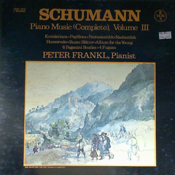 Frankl Peter — Schumann: piano music (complete), volume 3