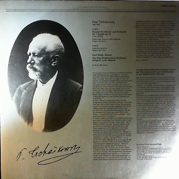 Gilels Emil/New York Philharmonic (cond. Mehta Zubin) — Tchaikovsky - Klavierkonzert no. 1 in B-Moll op. 23 // Tchaikovsky - Concerto No. 1 op. 23 for Piano and Orchestra (Чайковский)