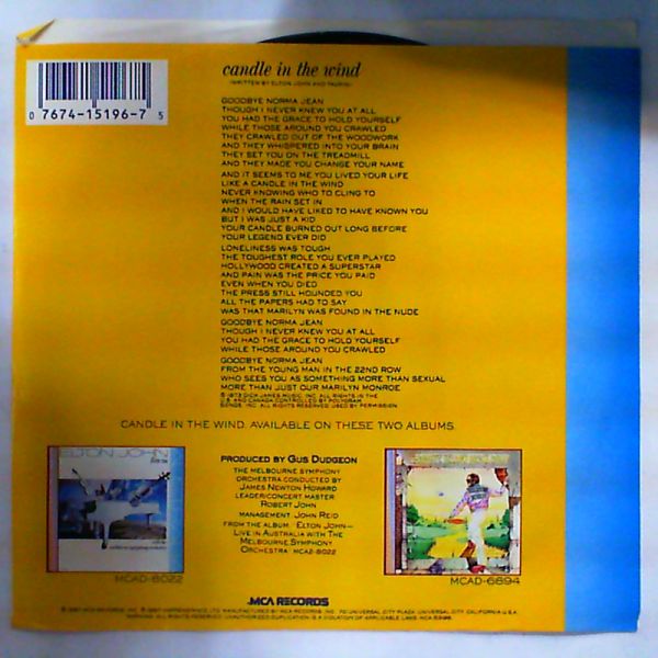 Elton John — Candle In The Wind