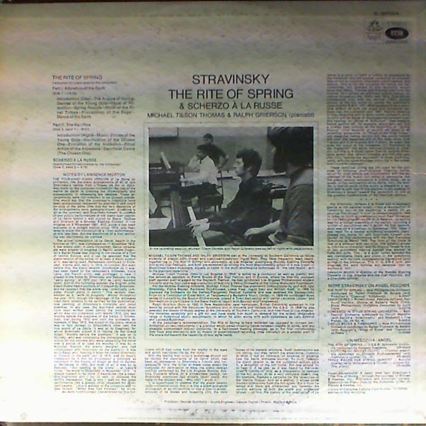 Grierson R./Thomas M. T. (pianists) — Stravinsky - The Rite Of Spring & Scherzo A La Russe For Two Pianos