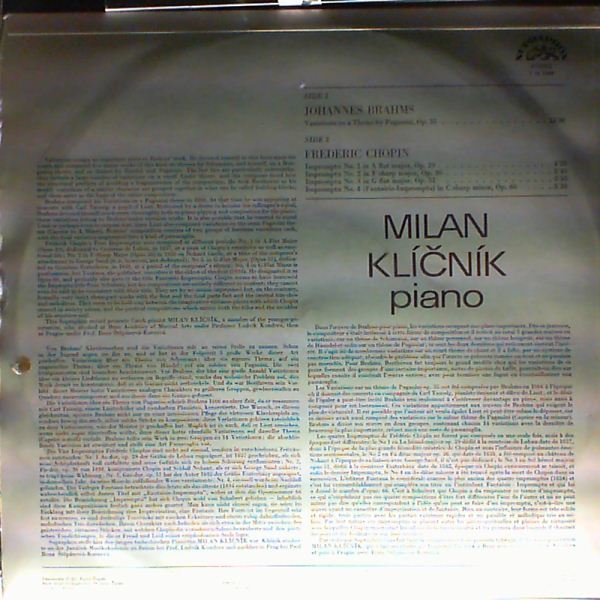 Klicnik Milan (piano) — Chopin, Brahms