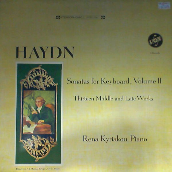 Kyriakou Rena — Haydn: sonatas for keyboard, volume 2