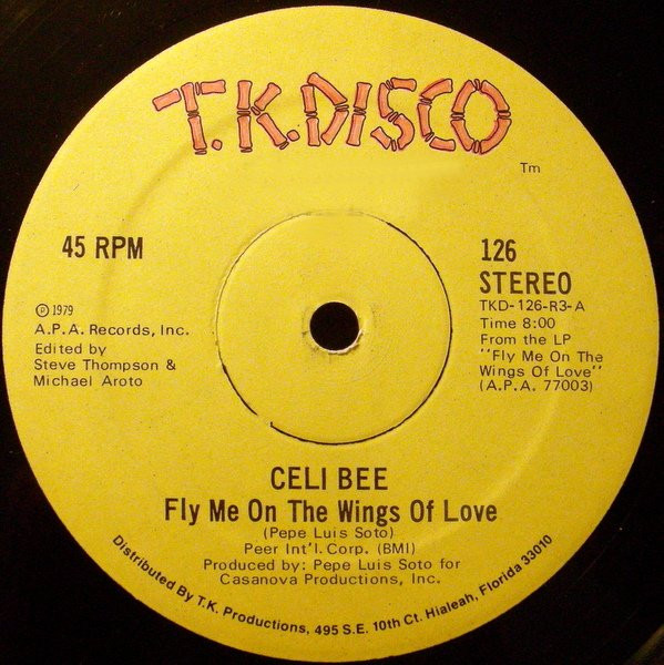Celi Bee — Fly Me On The Wings Of Love / For The Love Of My Man
